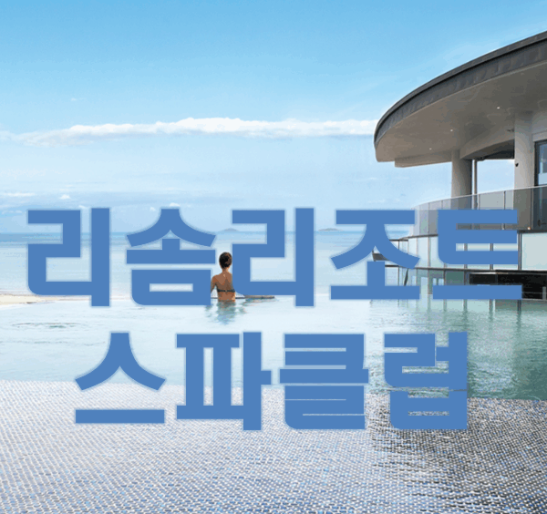 리솜리조트 스파회원권 1~4인